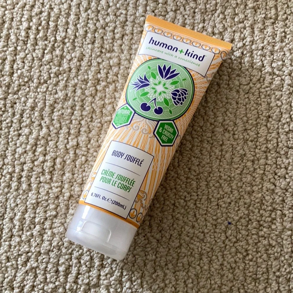 NEW human + kind Body Soufflé Body Lotion Moisturize 6.76 fl oz Full Size SEALED
